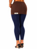 Transformable Skirt Leggings - Final Sale - CHIOCCOLATE on NAVY - M - inseam 27
