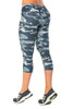 Sport Band 3/4 Leggings - Blue Camo