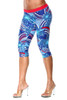 JNL -  Sport Band 3/4 Leggings - Final Sale - Patriot - XS, S & M