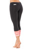 Sport Band Modella Long Cuff 3/4 Leggings - Lace Accent on Supplex