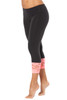 Sport Band Modella Long Cuff 3/4 Leggings - Lace Accent on Supplex