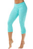 Gigi Sport Band Side Gather 3/4 Leggings - Butter