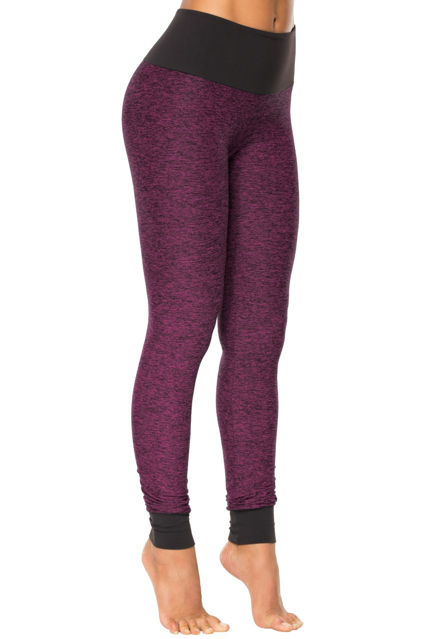 Rogi High Waist Leggings - Final Sale - Supplex Malibu Accent on Supplex  Black - XS - 26 Inseam - Rogiani Inc