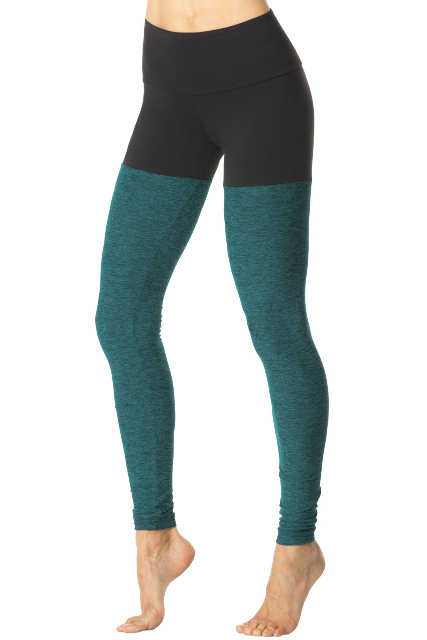 Power High Waist Color Block Leggings 