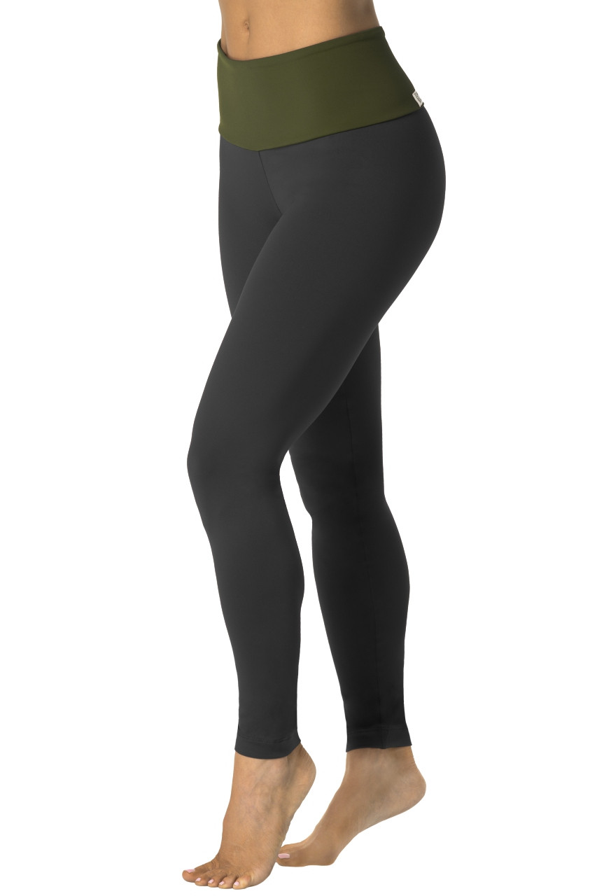 V-Wrap High Waist 3/4 Leggings - Butter - Rogiani Inc