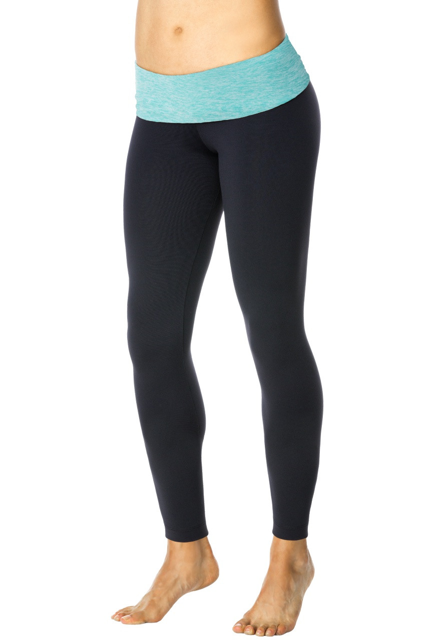 Rolldown Leggings - Butter Accent on Supplex