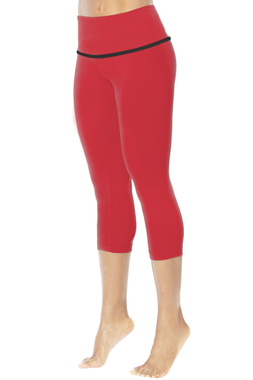 Halo High Waist 3/4 Leggings - Supplex - Rogiani Inc
