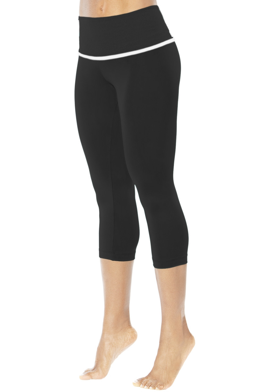 Halo High Waist 3/4 Leggings - Supplex - Rogiani Inc