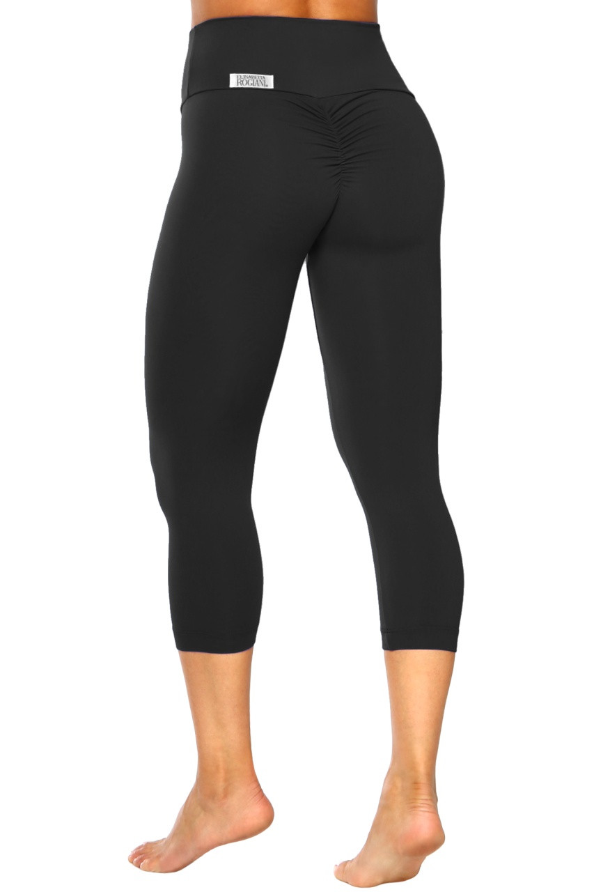 Bambola Scrunch Back High Waist Leggings - Stretch Cotton - Rogiani Inc