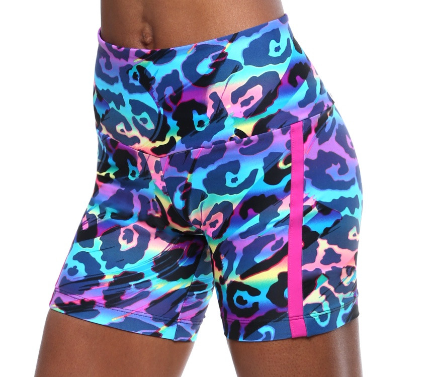 High Waist Retro Cobra Bike Shorts 