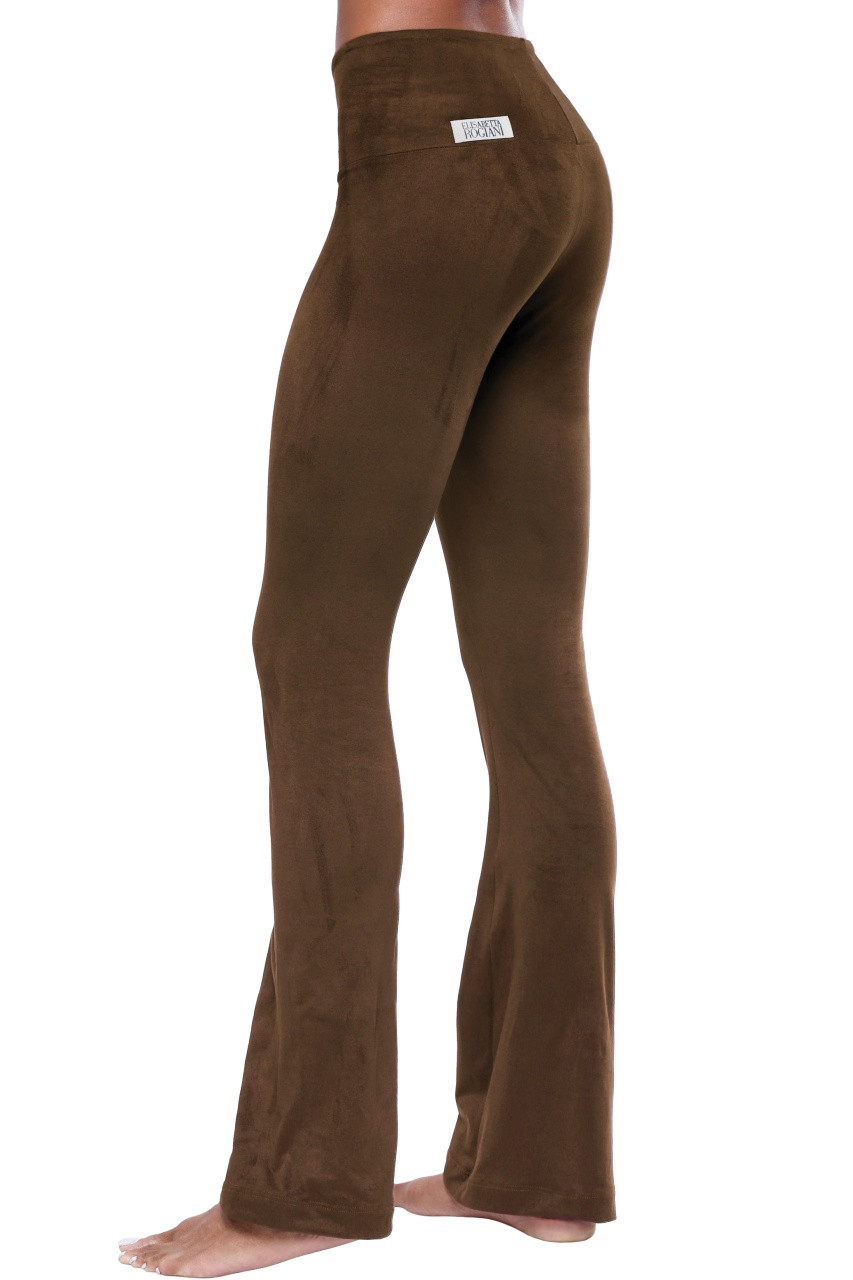 Vegan Suede High-Rise Pant