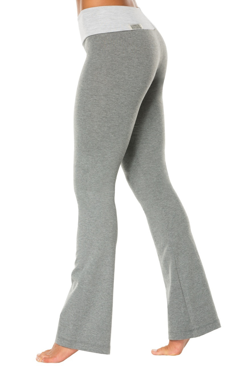 Florence Band Bootleg Pants - Final Sale - Lt Grey & Vegas Red on