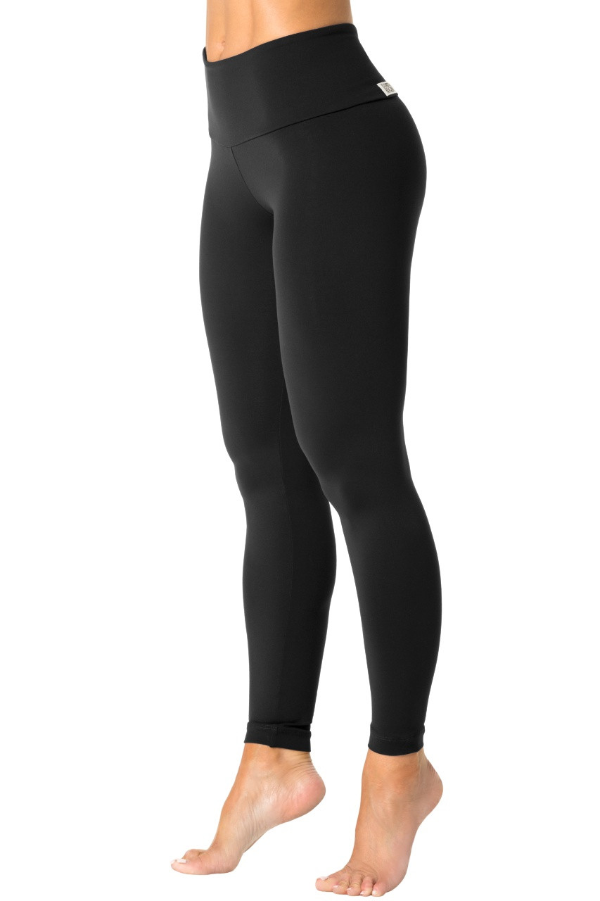 Supplex] Back Line Leggings Black