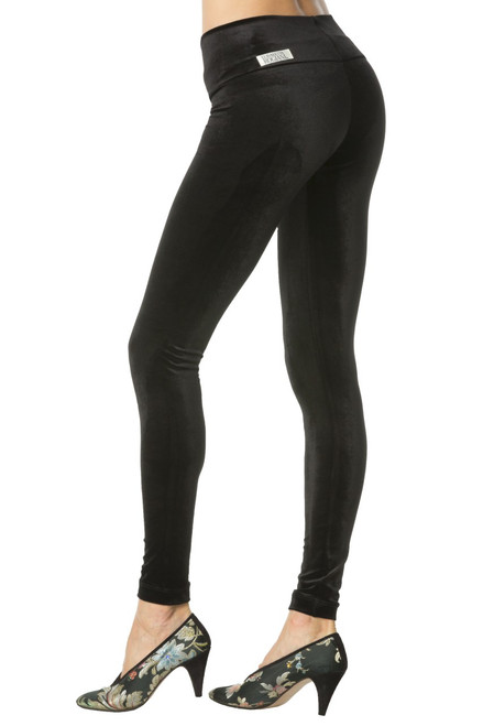 Sport Band Leggings - Stretch Velvet