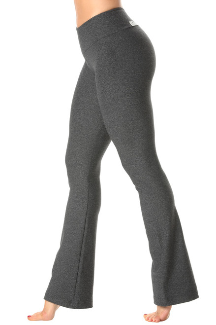 Mars Grey Sport Band Bootleg Pants