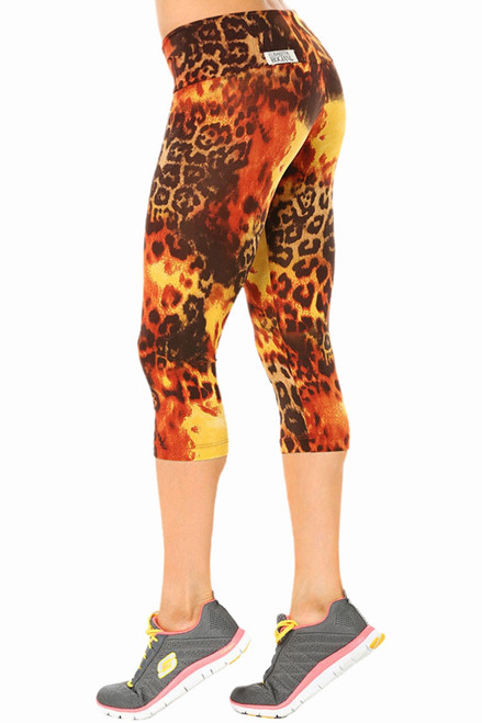 Pina High Waist 3/4 Leggings - Print (Not Brushed)