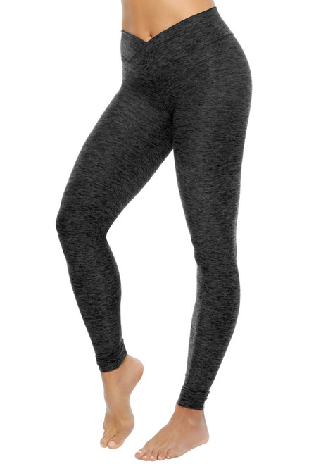 V-Wrap High Waist Leggings - Butter