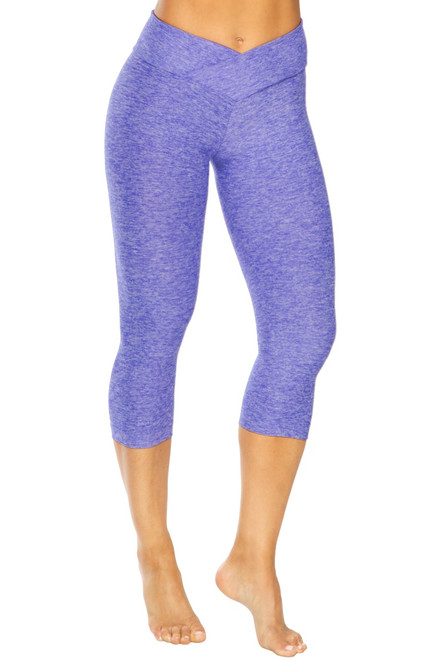High Rise V-Wrap 3/4 Leggings - Butter