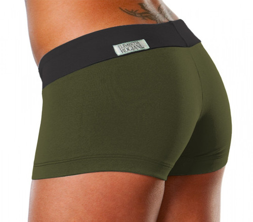 Mini Band Shorts - Contrast Supplex