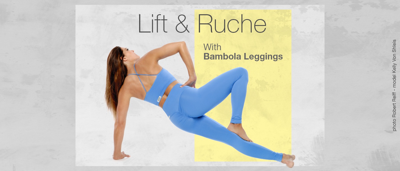 Bambola Scrunch Back Sport Band Leggings - Solid Supplex