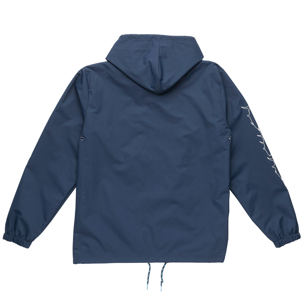 Fine Lines Windbreaker - Navy
