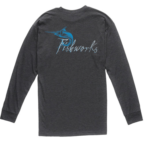 Swordy Long Sleeve - Charcoal Heather