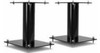 Pair Of Norstone Stylum S 28cm High Steel Loudspeakers Stands In White, Black or Black/Oak