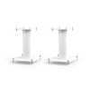 Pair Of Norstone Stylum S 28cm High Steel Loudspeakers Stands In White, Black or Black/Oak