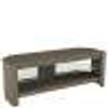 Techlife CA115GREX Calibre 1.15m Grey Wood Effect TV Stand & Glass Shelf