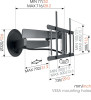 Vogels TVM 7675 Signature MotionMount Motorized TV Wall Mount Black or White