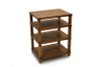 Atacama Apollo Podium 6 HiFi Rack in a Dark Oak Finish
