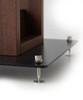 Pair Of Norstone Alva Plus 68cm High Steel Loudspeakers Stands In Walnut/Black or Oak*/Black