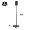 SANUS WSSE1A1 Height-Adjustable Speaker Stand for Sonos Era 100™, Single