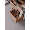 Norstone OSLO 800 HiFi Stand With Vinyl Storage Black/Walnut or White/Oak