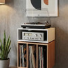 Norstone Stockholm 700 HiFi Stand With Vinyl Storage