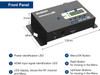 Edision Mini HD RF Modulator Full HD 1 HDMI Input 1 RF Output HDMI to Coax DVB-T