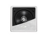 KEF Ci100QS 100mm In Ceiling Flush Mounted Speaker, Ultra Thin Bezel, Square, Each, White