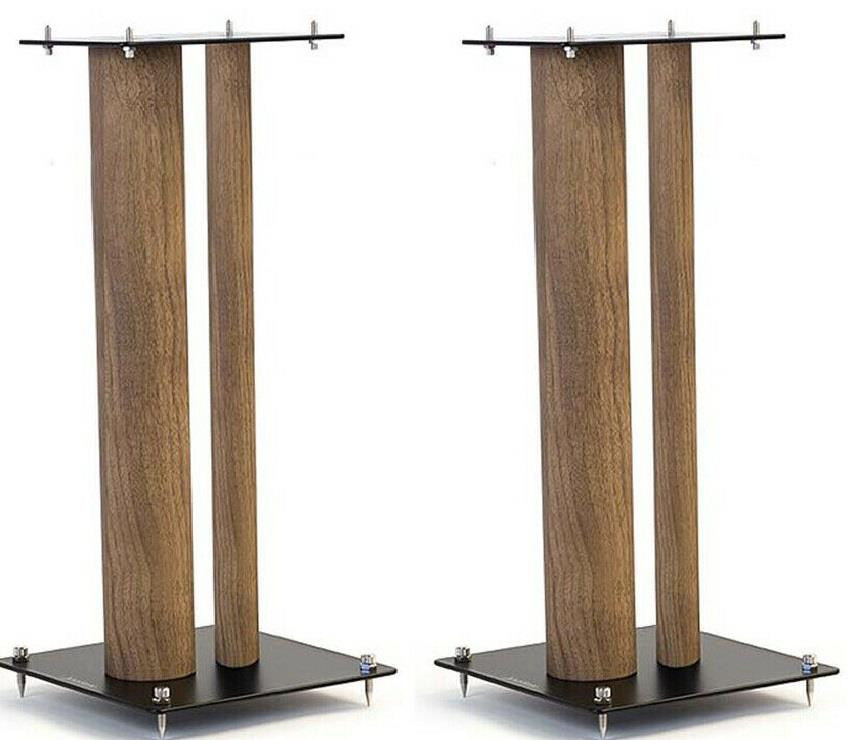 Pair Of Norstone Stylum 3 80cm High Steel Loudspeakers Stands In