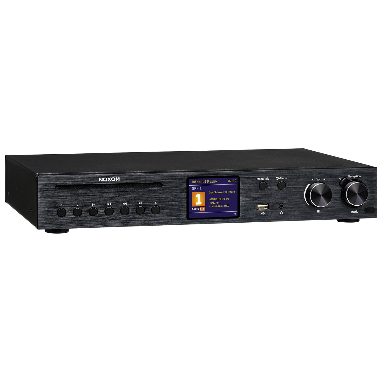 Noxon Hifi A580 CD tuner with CD player, DAB+/FM & Internet radio