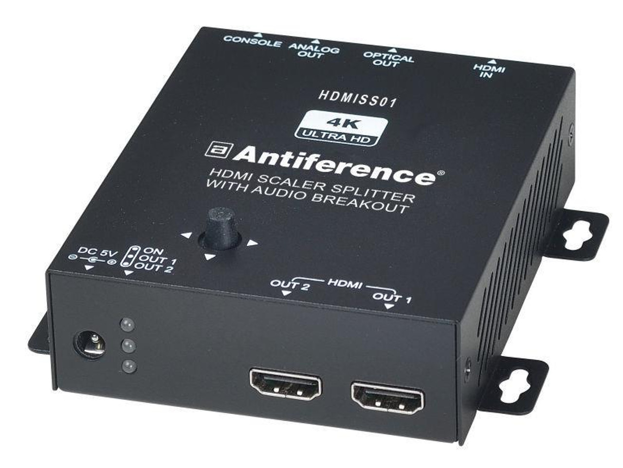 Antiference HDMISS01 HDMI 1x2 HDMI2.0 HDCP2.2 4K Splitter With