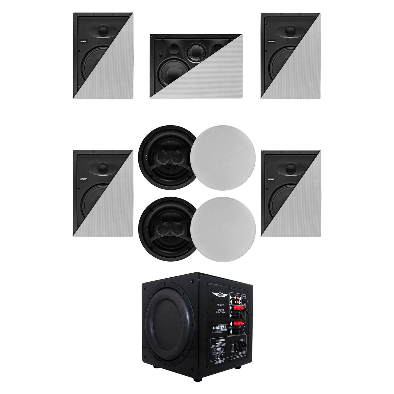 Red Earthquake Subwoofer