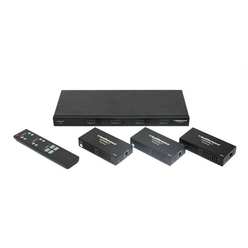 Antiference Compact 4K 4 x 3 + 1 HDBase-T Matrix Kit With HDCP2.2 Support