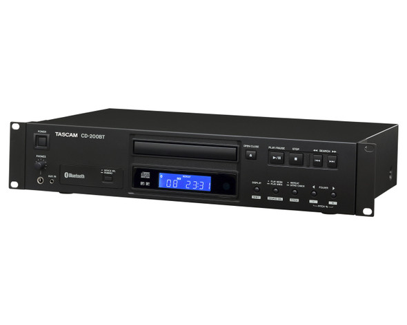 TASCAM CD-200BT CD Player With Bluetooth Receiver Optical & Coaxial Digital Out + RCA