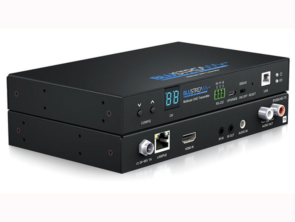 Blustream IP200UHD-TX IP Multicast UHD Video Transmitter over 1GB Network with Bi-directional IR