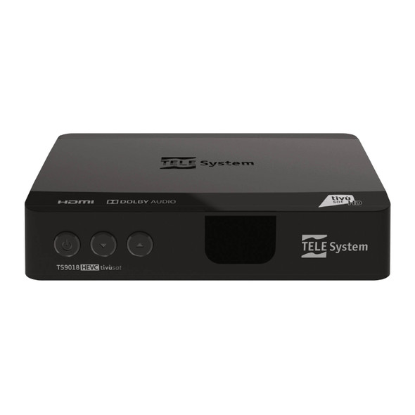 Telesystem TS9018 Full HD HEVC H.265 Smartcard HDMI DVB-S2 Sat Receiver with Active Tivusat HD Card