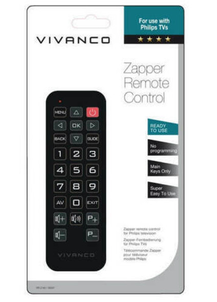 Big Button No Programming Required Remote Control For Philips Television TVs