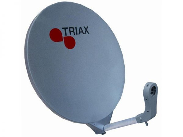 TRIAX DAP610/11 60cm Cream or Grey Solid Fibreglass Anti Rust Satellite Dish