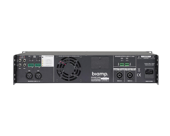Apart Revamp 2600 2 Channel Professional Class H Amplifier 2 x 600W @ 4Ω 2U
