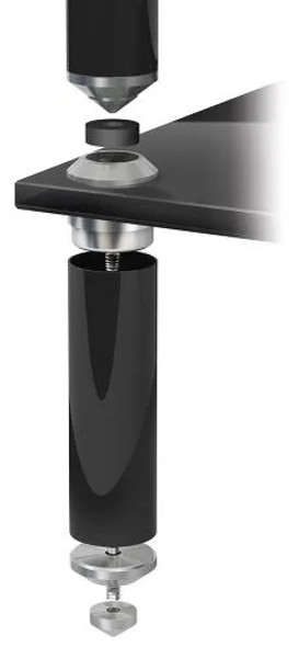 NorStone STABBL AV Black Lacquered Stand Ideal Hi-Fi Gear Or TV 1140mm