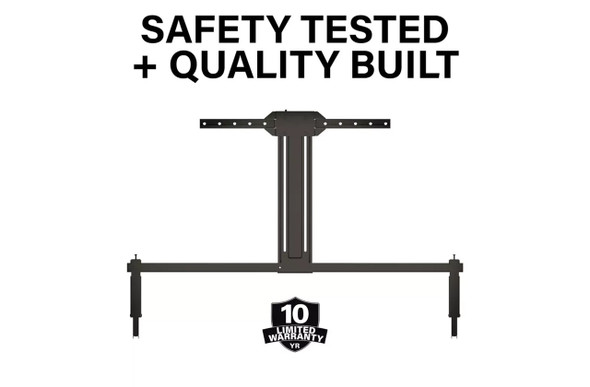 Sanus WSBSBTV1-B2 Soundbar TV Mount For Sony Bravia Theatre Bar 8 Bar 9